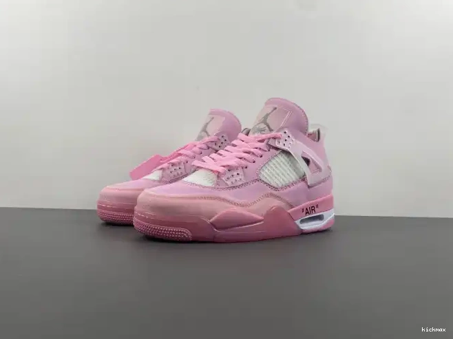Cheap JORDAN OFF-WHITE X 4 PINK 0525